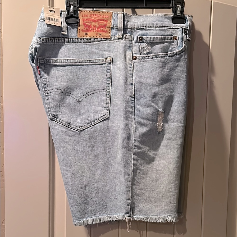 Levi's Sky Blue Denim Shorts